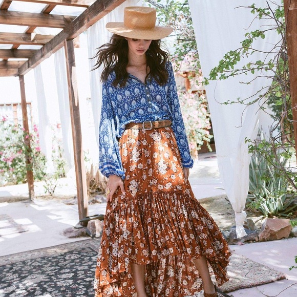 Spell Designs Oracle Blouse in Indigo - Picture 7 of 8